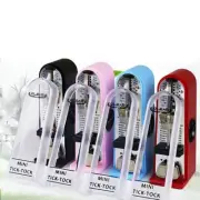 Black Mechanical Metronome for Music Practice Pocket Size and Reliable