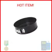 HIWARE 6 Inch Non-stick Springform Pan with Removable Bottom - Leakproof Cheesec