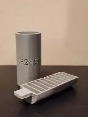 CR2450 Coin Cell Battery Case Stand Holder Storage | Holds Up to 10 Batteries