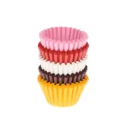 1000PCS Mini Chocolate Paper Liner Baking Muffin Cake Cupcake Case Solid Co-JU