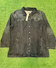Chico’s Women’s Size 4 XL 16 Jean Jacket Classic Button-Up Denim Jacket
