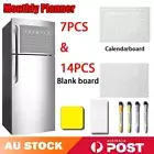 A3 Large Magnetic Fridge Whiteboard Weekly Calendar Planner Acrylic White Board