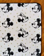 New MICKEY & MINNIE MOUSE Soft Plush Throw | 50" X 70" NEW In Gift Box