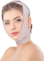 V-Line Lifting Chin Strap for Sleeping, Face Lifting Strap for Double Chin Reducer, Reusable Double Chins Straps Face Slimming, Breathable Chins Straps for Women Sleeping Yoga