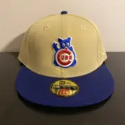 Chicago Cubs New Era 59fifty Fitted Hat Size 7 1/2 Hat Club NWT