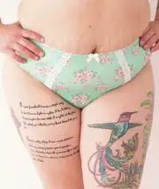 Lady Emprezz Laverne High Rise Brief - Aqua Vintage (Size 26)