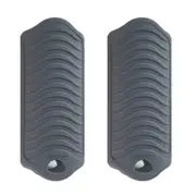 2x Dexas 15.5cm Silicone Pot/Pan Holder Protector Kitchen Cooking Accessory Grey