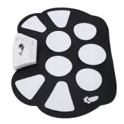 Roll Up Drum Kit 9 Pads Portable Electronic Drumsets Drums Practice Pad For L2S