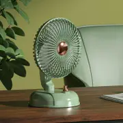 Vintage Desk Fan, 136 Degree Pivoting Head,Free Variable Speed Adjustment Circulator Fan For Bedroom Home Office GN