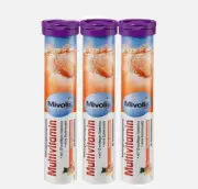 Mivolis Multivitamins Dietary Supplements 10 Vitamins 20 Effervescent Tablets