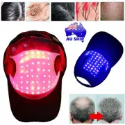 Hair Loss LED Red and Blue Near Infrared Light Therapy Cap Hat for Hair Regrowth