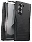 for Samsung Galaxy Z Fold 6 Case with Screen Protector Z Fold 6 Slim Case Black