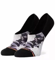 Stance Women Black No Show Nylon Cushion Floral Posey Casual Socks Sz M 8-10.5