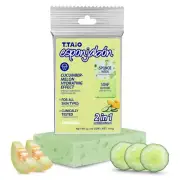 T.Taio Esponjabon Soap Sponge Cucumber & Melon Soap Exfoliate Face Body Feet