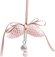 iplusmile Angel Wing Car Pendant Fragrance Diffuser for Rear View Mirror Vanilla Scented Essential Oil Stylish Hanging Accessory for All Car Compact Design