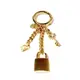 Michael Kors 水鑽鑰匙、鎖頭設計鑰匙圈-金色 # 35F8SKCK7U (5折)
