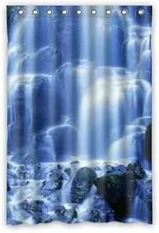 48"x72" Inches Fantasy Wonderland Amazing Waterfall Shower Curtain,Shower Rings Included Nice Choice For Bathroom