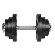 [EU DIRECT] LIFEFIT Dumbbell 20kg 30mm Steel Dumbbells for Fitness Body Building Large Equipment Weightlifting Lifting W