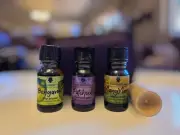 Grounding & Balancing Trio with Patchouli, Bergamot & Ylang ylang + case + Wood