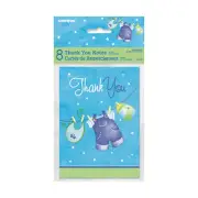 Blue Clothesline 8 thankyou Note