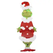 Grinch LED Light Yard Sign Stick Christmas Grinch outdoor garden decoration LED lights acrylic Christmas decorations