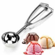 Ice Cream Scoop, Danibos Stainless Steel With Trigger Cookie Spoons Set Kitchen