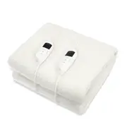 Laura Hill Fleece Computer Control Electric Blanket Winter Warmer Underlay - Queen