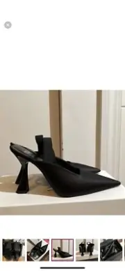Anny Nord - MANIAC SLINGBACK Recycled - in black-size 38 European