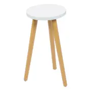 Balcony Bonsai Rack Plant Pot Riser Stool Round Side End Table