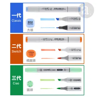 【a.select】COPiC Sketch 麥克筆 二代 72色 A組