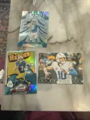 Justin Herbert Airborne Card And 2 Cards