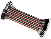 SHINEOFI Pin Male to Female Breadboard Jumper Wires High Grade Ribbon Cables for Easy Connections Portable Design for DIY Projects and Electronics