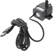 GANAZONO 5V Mini Aquarium Submersible Water Pump H Ultra Quiet Brushless Motor for Fish Tanks Fountains and Spouts Compact Durable Low Noise Energy Efficient Black