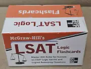 MCGRAW-HILLS LSAT LOGIC FLASHCARDS & NEW SEALED & FREE SHIPPING
