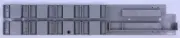 K-Line K4800-04-04 O Gauge Unpainted Diner Car Interior Insert (10)