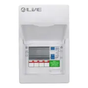 Live Electrical 6 Way Metal Clad Consumer Unit c/w 80A 30mA RCD