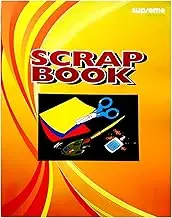 A3 Scrapbook 64 Pages Coloured Sheets Sketch Book - 32 Sheets