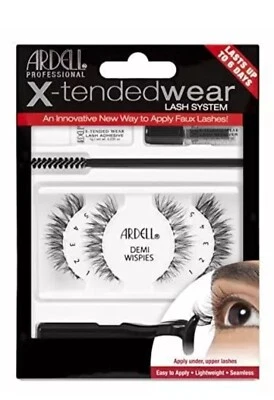 Ardell Individual Lashes X-tended Wear - Demi Wispies NIP LASTS UP TO 6 DAYS!