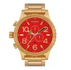Brand New Nixon Watch 51-30 Red Gold A083-514 Chrono Men a083514 5130 w its box
