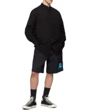 Undercover Graphic Patch Bermuda Shorts 2,3,4,5 black