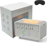DreamMix Pro – White Noise Sound Machine, with Aromatherapy Humidifier & Night Light, with 8 Ambient Sounds for Sleep,Meditation, Support Type C Port Charging (White)