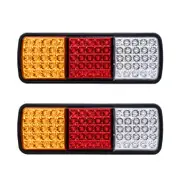 LIGHTFOX LED Tail Lights Stop Indicator Reverse 12V Ute Trailer Caravan Truck Boat ADR