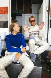 Hans-Joachim Stuck and Hurley Haywood IMSA 1989 Old Motor Racing Photo 3
