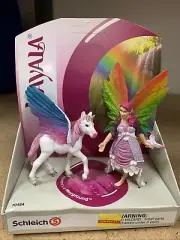 Schleich 70484 Bayala Fairy Eyela with Princess Unicorn New Free Shipping W19