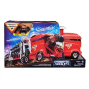 Monster Jam 1:64 Launch n' Go Hauler Playset Exclusive Max-D