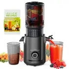 Hobsir Juicer Machines, 5.3-Inch Cold Press Juicers, Masticating Slow Juicer ...
