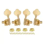 2R2L Gold Vintage Open Style 4-strings Bass Tuning Pegs Tuners Machines Heads