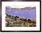 Cezanne L'estaque Vue Du Golfe De Marseille 1878 Framed Wall Art Print