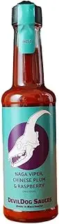 DevilDog Sauces Naga, Chinese Spiced Plum & Raspberry Hot Chilli Sauce 150ml, Great for Crispy Duck Pancakes, Stir Fry & Kebabs, Gluten Free and Vegan