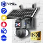 Wireless Home Security Camera 128GB Solar Alarm PIR WIFI Phone Battery Outdoor